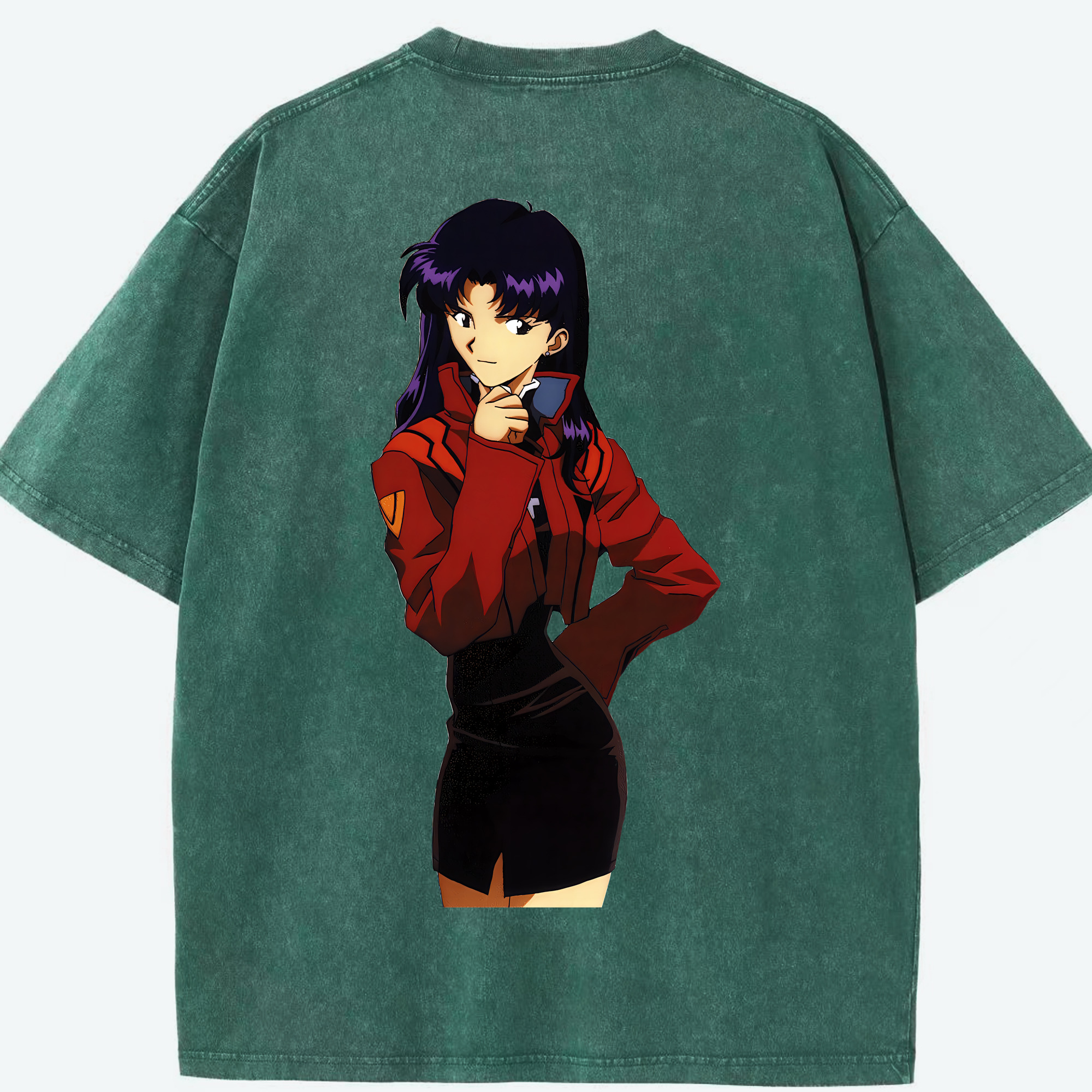 （画像用） EVA 新世紀エヴァンゲリオン 綿100% ヴィンテージ風 半袖Tシャツ（背面プリント）